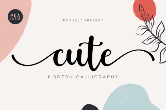 Cute: An Elegant and Charming Handwritten Typeface