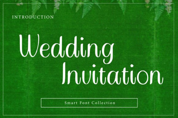 Elegant Wedding Invitation Font: A Touch of Handwritten Charm