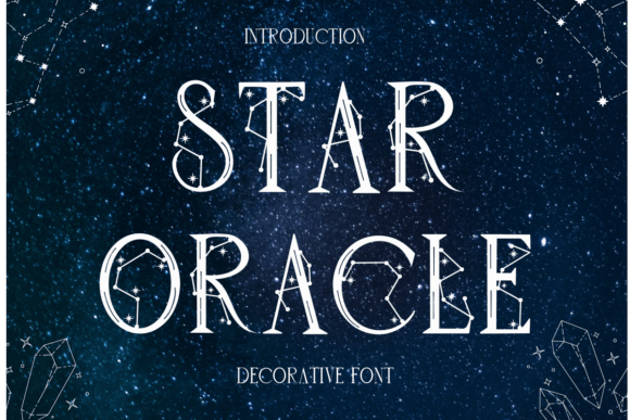 Exploring the Celestial Beauty of the Star Oracle Font
