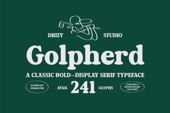 Golpherd: A Typeface of Timeless Elegance and Sport