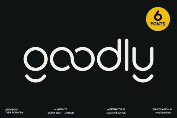 Goodly: The Modern Rounded Sans Serif Font