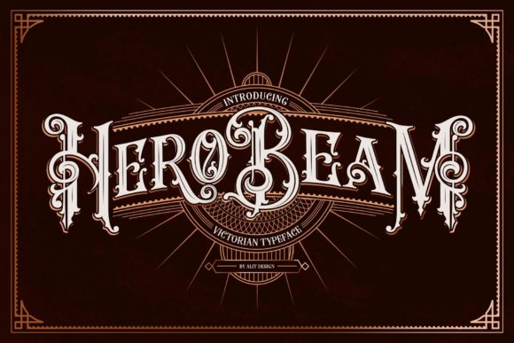 Hero Beam: Victorian Elegance Meets Modern Typography