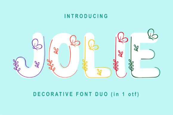 Jolie: A Fun and Cute Decorative Layered Font