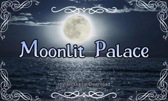 Moonlit Palace: A Font of Celestial Elegance