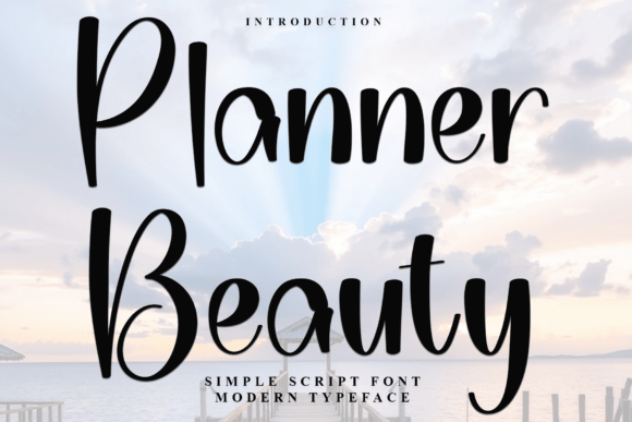Planner Beauty: A Font for Elegant Design Projects