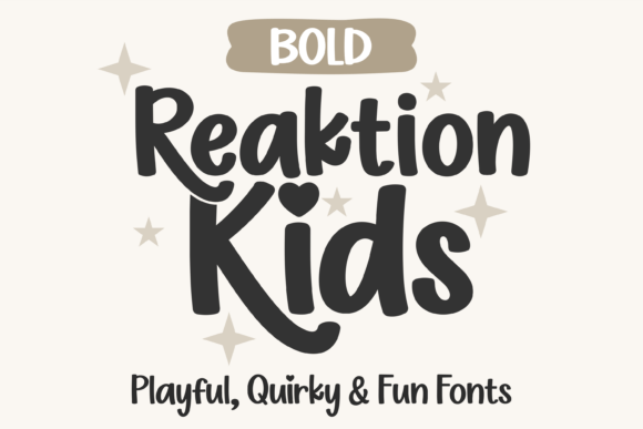 Reaktion Kids Bold: A Playful Typeface for Creative Projects