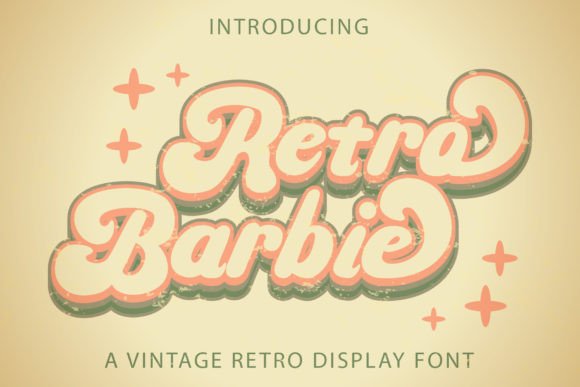 Retro Barbie: A Vintage Handwritten Font for Creative Designs