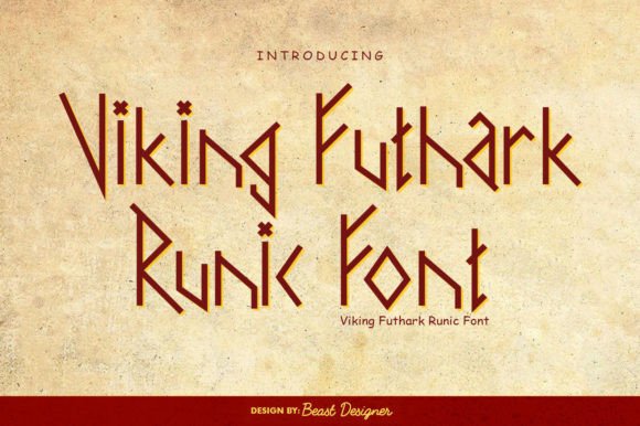 Viking Futhark Runic: A Typeface of Ancient Power
