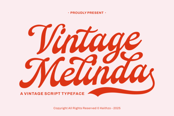 Vintage Melinda: A Timeless Script for Elegant Design