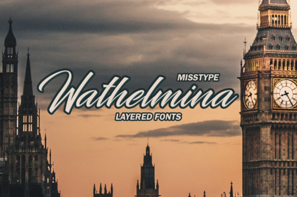 Wathelmina: A Modern Calligraphy Font for Elegant Designs